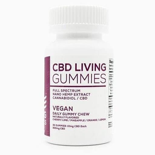 CBD Living Vegan Gummies Bottle